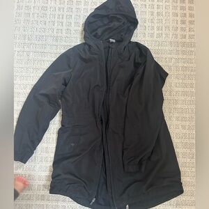 Old Navy Active Black Hooded windbreaker Coat